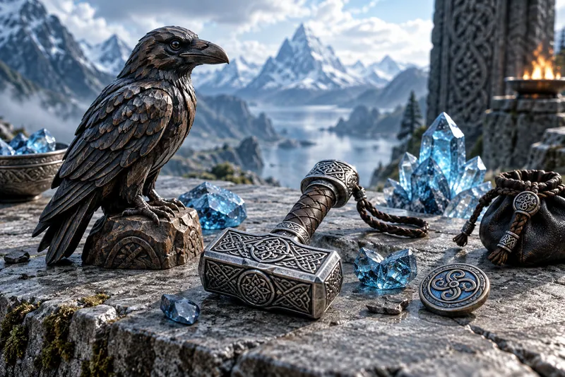 Go4Games severské automaty s havranom kladivom a modrými kryštálmi