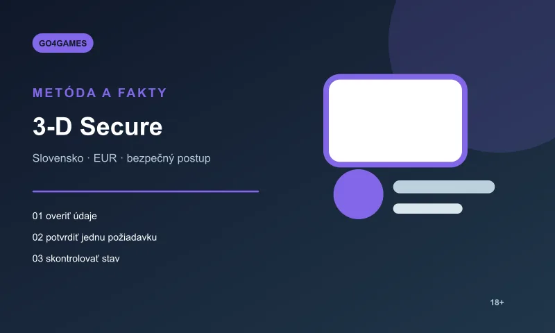 Go4Games 3-D Secure v platobnej sekcii