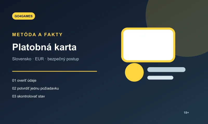 Go4Games platobnej karty v platobnej sekcii