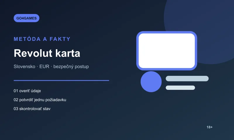 Go4Games Revolut karty v platobnej sekcii