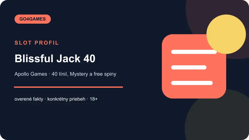 Blissful Jack 40 – originálny vizuál profilu Go4Games