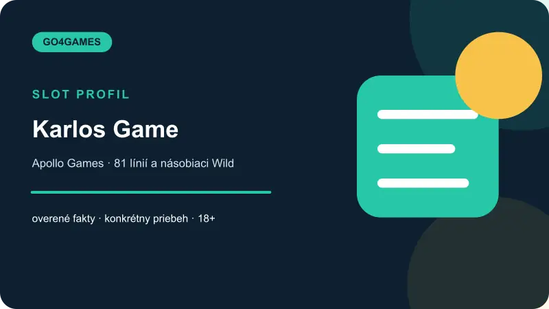 Karlos Game – originálny vizuál profilu Go4Games