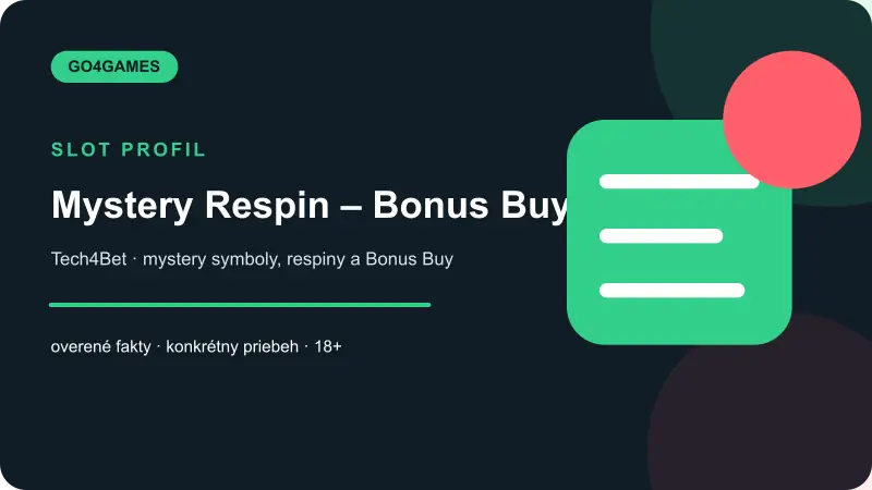 Mystery Respin – Bonus Buy – originálny vizuál profilu Go4Games